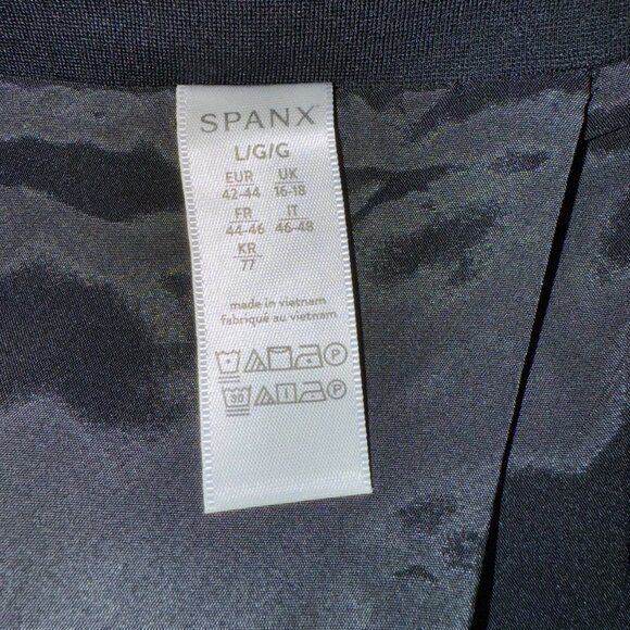 Spanx Perfect Collarless Blazer Classic Black Sz Lg NWT. - Picture 12 of 14